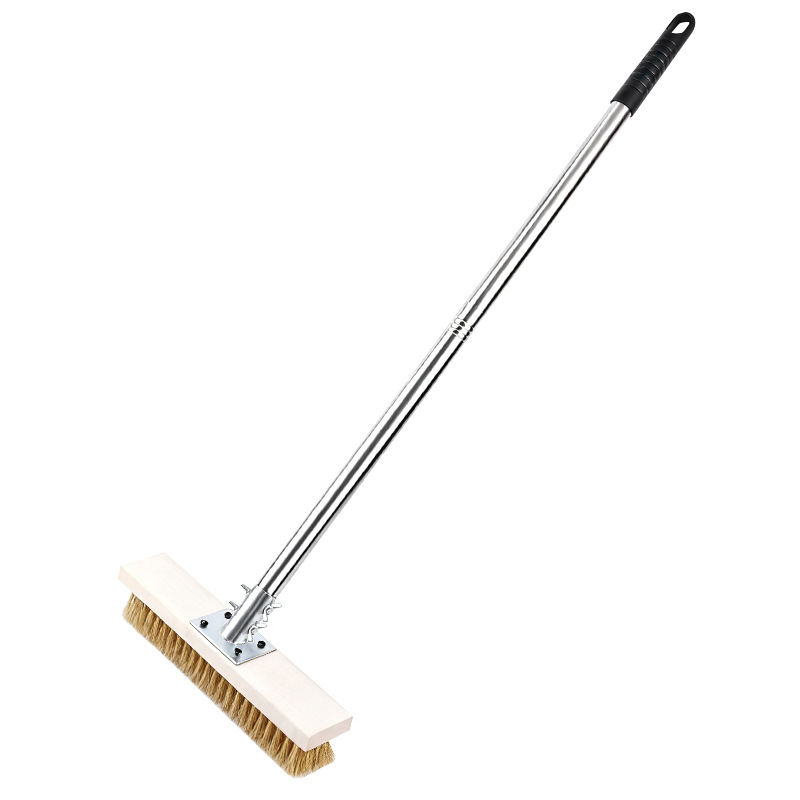 Cepillo para Piso de Alambre de Acero 20 cm de Acero Chapado en Cobre