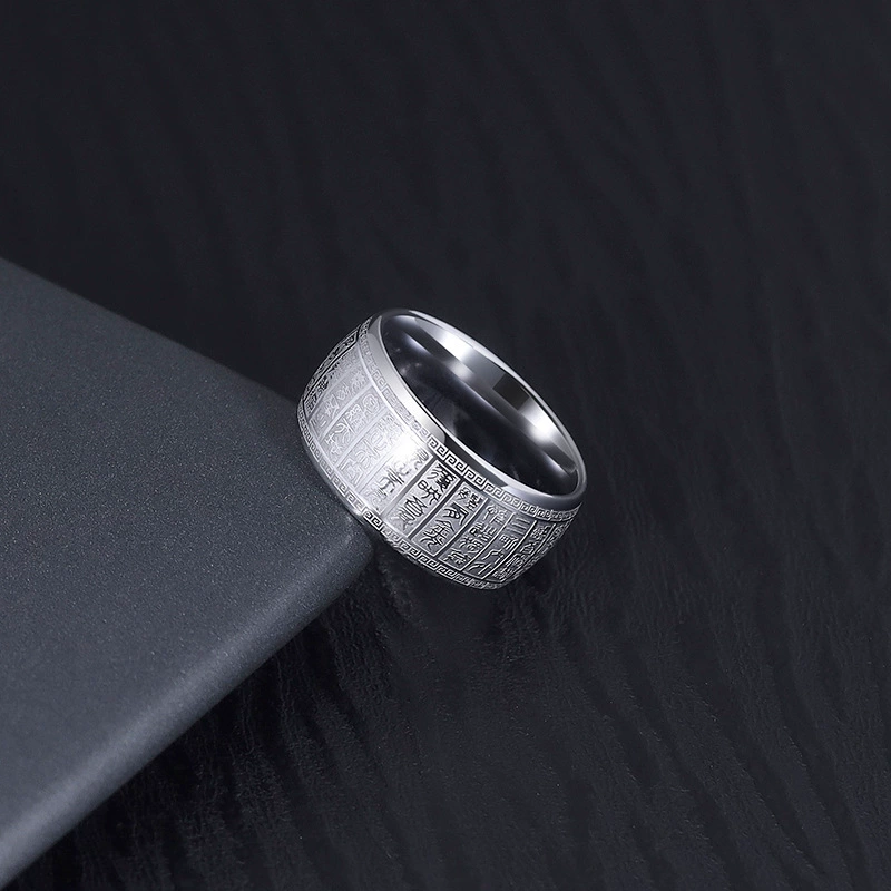 Ring stainless steel, accessory, wholesale, does not fade, on index finger, internet celebrity