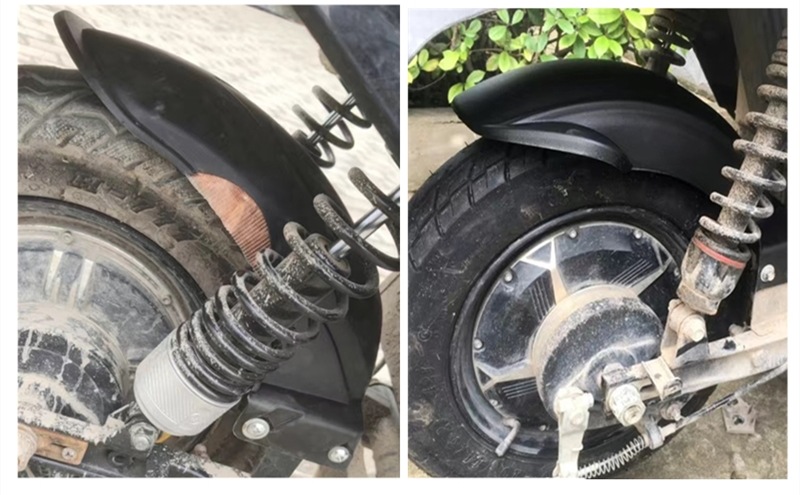 Suitable for Yadi Xinri Golden Arrow Electric Motorcycle Rear Wheel Fender Rear Inner Mudguard Rear Water Shield