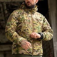 唤龙户外L7战地棉服冬季户外服装防泼水防寒服城市通勤迷彩棉衣