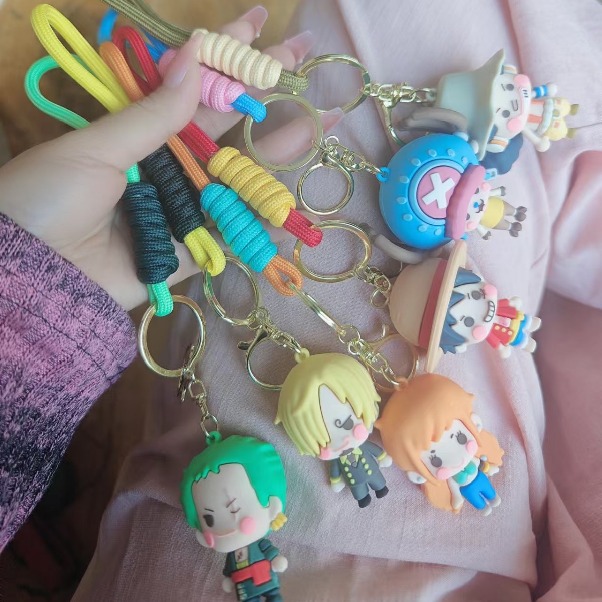 One Piece Anime Açar Sallanan Luffi Fiqiiri