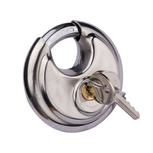 in stock 70mm size stainless steel 201 material foreign trade Amazon round cake ingot crescent lock