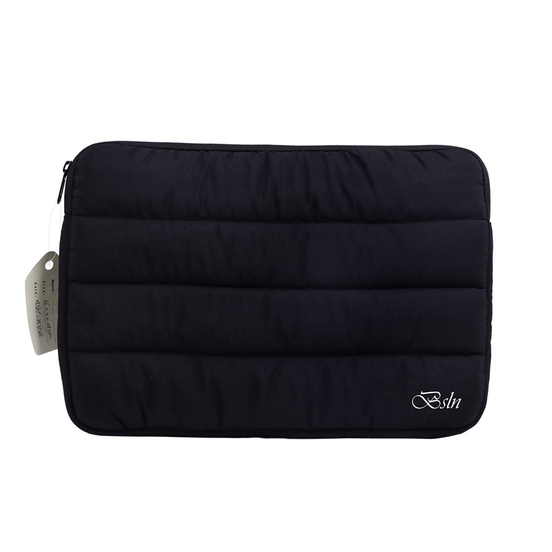 New Fashion Cotton Flat Liner Bag Space Cotton Quilted Computer Bag Custom Notebook Protective Cover Cosmetics Bag