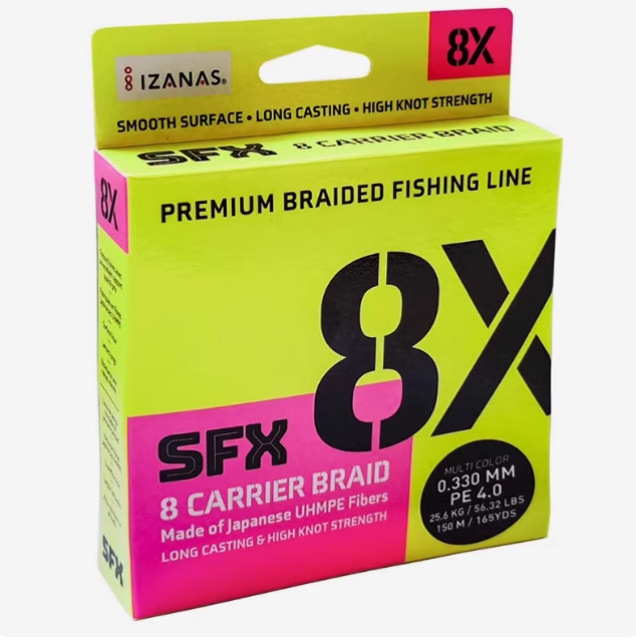 新款Sufix梭飞士8X进口原丝PE线8股编织线强拉力路亚线大马力鱼线