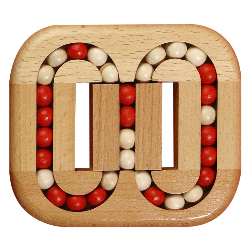 Juego de pelota juguete laberinto bola plana haya adulto madera juguete educativo MESA DE AJEDREZ interactivo divertido