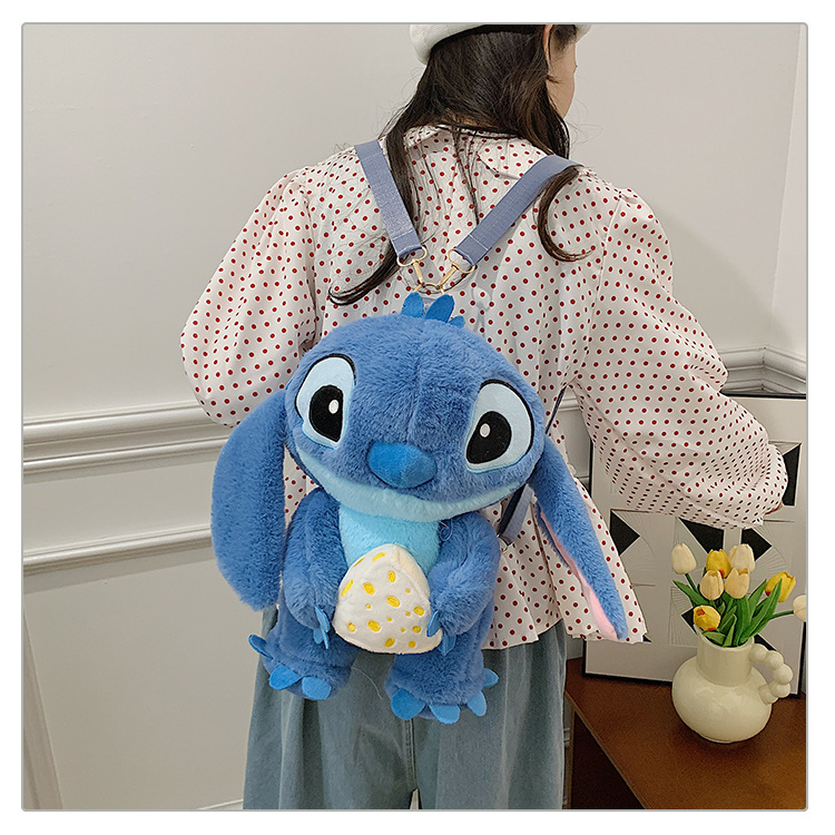 Pequeña venta al por mayor Stitzi felpa dibujos animados mochila niña linda ins bandolera regalo para padres e hijos image 11