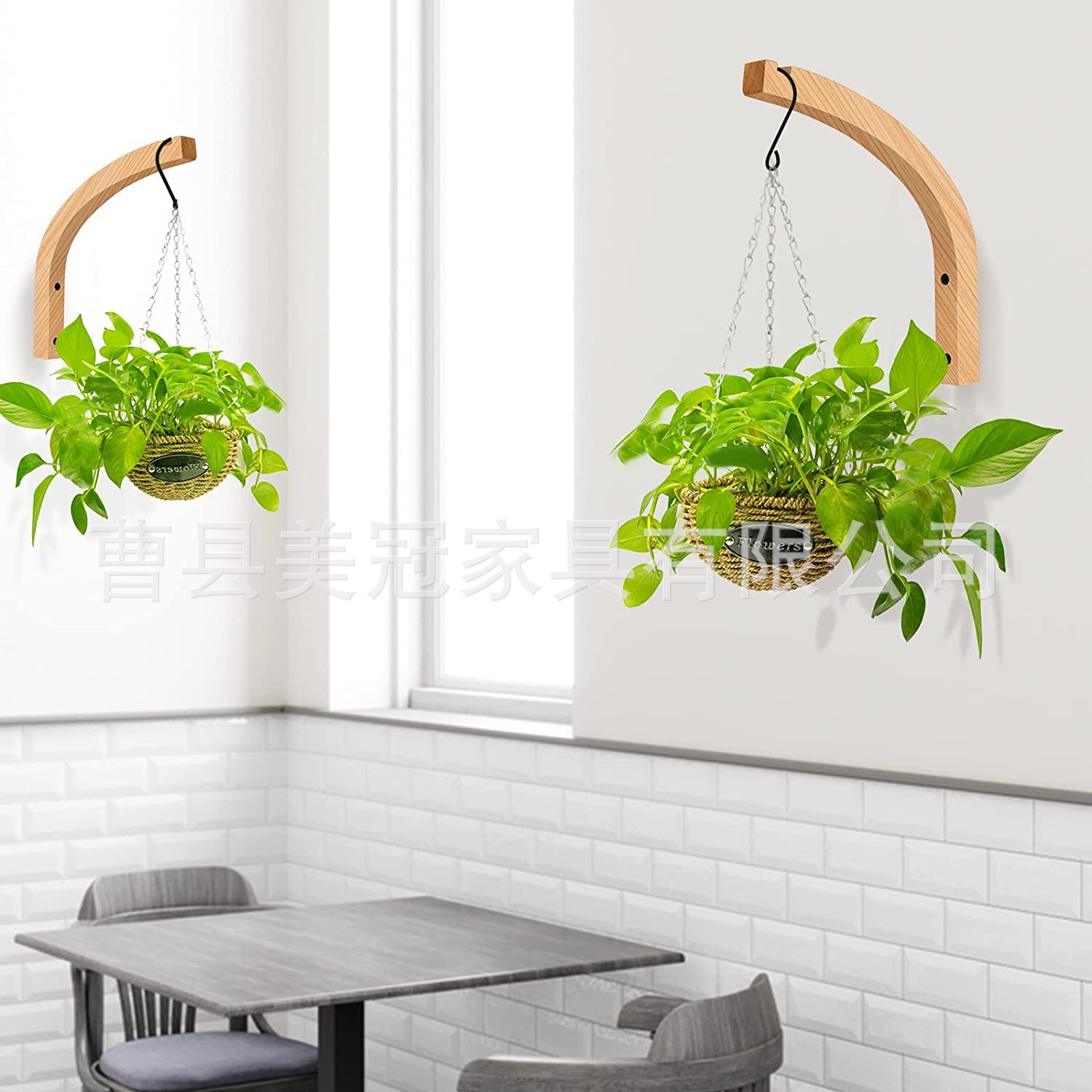 Gancho creativo de madera maciza pared pasillo abrigo y sombrero percha gancho de madera interior planta libre de perforación gancho de madera fábrica