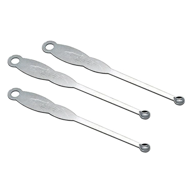 Спотовая поставка из нержавеющей стали, чтобы выкопать ушную ложку, чтобы выкопать ушную посуду, модная ушная ушная уборка, слива, старомодная ушная ложка