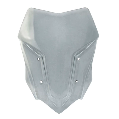 Suitable for Bao-Ma S1000XR 14-19 modified motorcycle raised front windshield goggles (Motorcycle front windshield) - smoke-gray