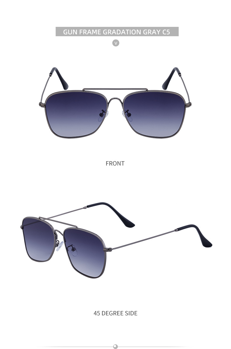 Verres réfléchissants européens et américains, lunettes de soleil, lunettes de soleil en boîte à la mode pour hommes, miroirs extérieurs à la mode pour hommes, nouvelle collection 2024_voghion.com