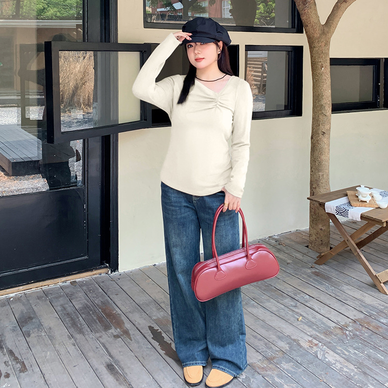 よく伸びる 秋  XL-4XL 大きいサイズ トップス