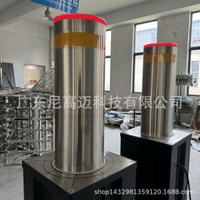 阻截升降柱路障,防恐液压自动路障机,圆柱翻板电动伸缩防护路障