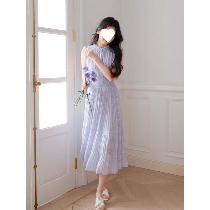 Summer shiffon cute dress sleevless