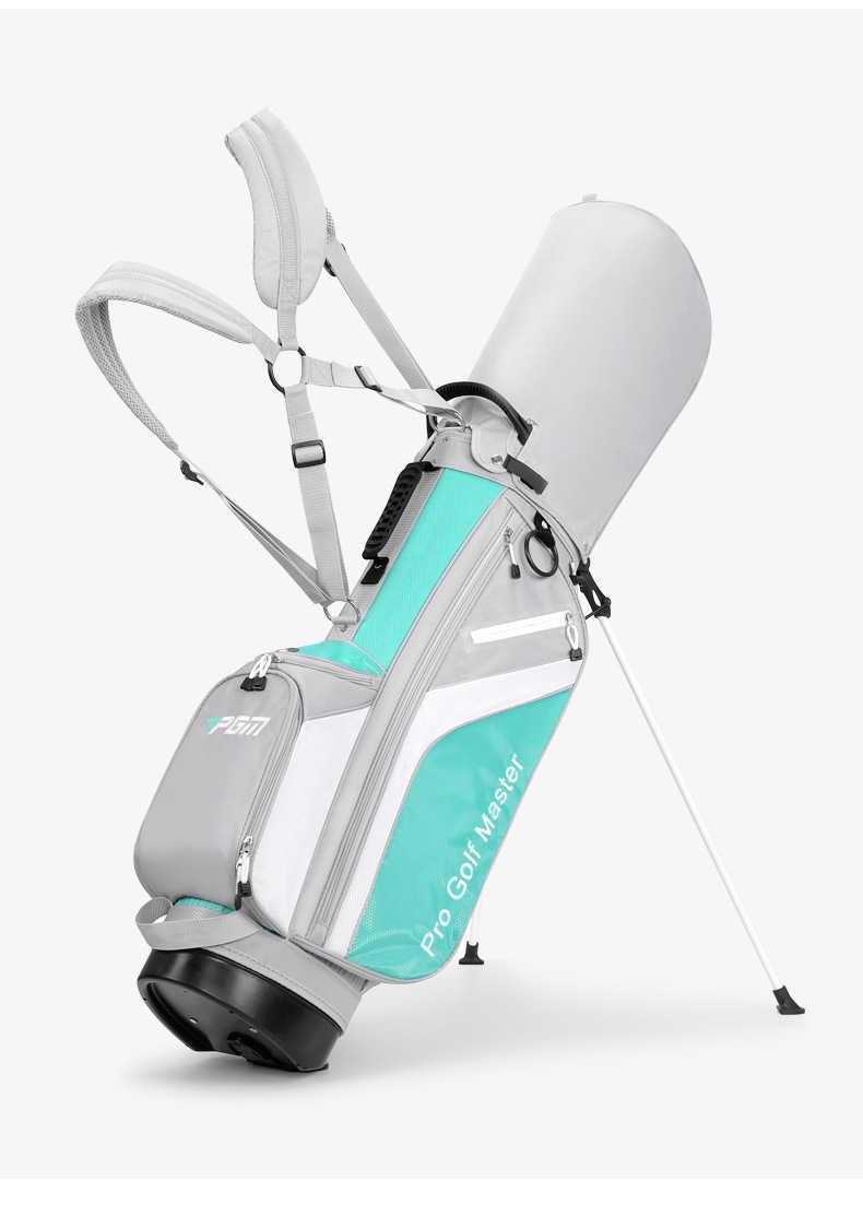 Túi đựng gậy golf PGM dạng giá đỡ nhẹ 7 lỗ cho nữ — QB148 màu xám bột, QB148-Màu xám xanh lá cây chi tiết 23