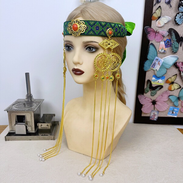 Ethnic headband with tassels