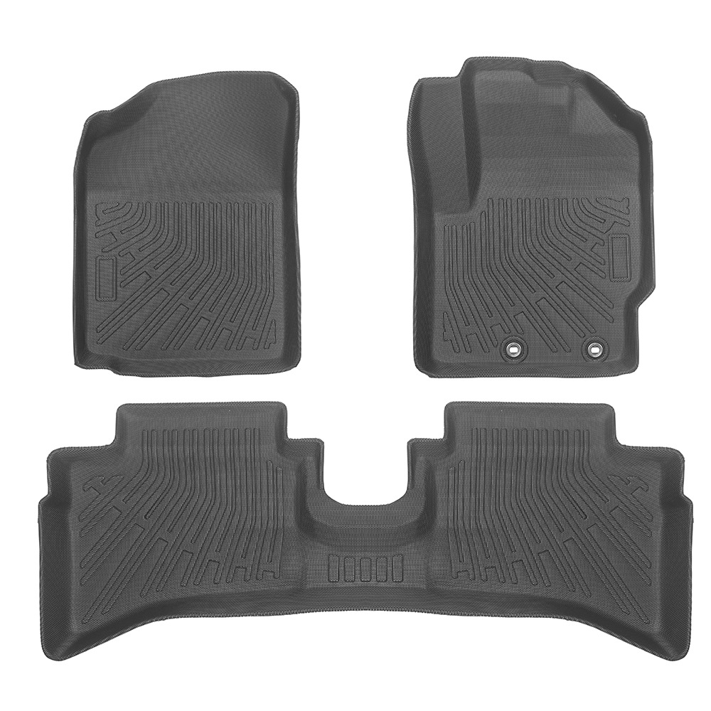 Aplicable a Honda Civic 2021 + 3D para todos los climas TPE Foot Coasters Backpack Coasters