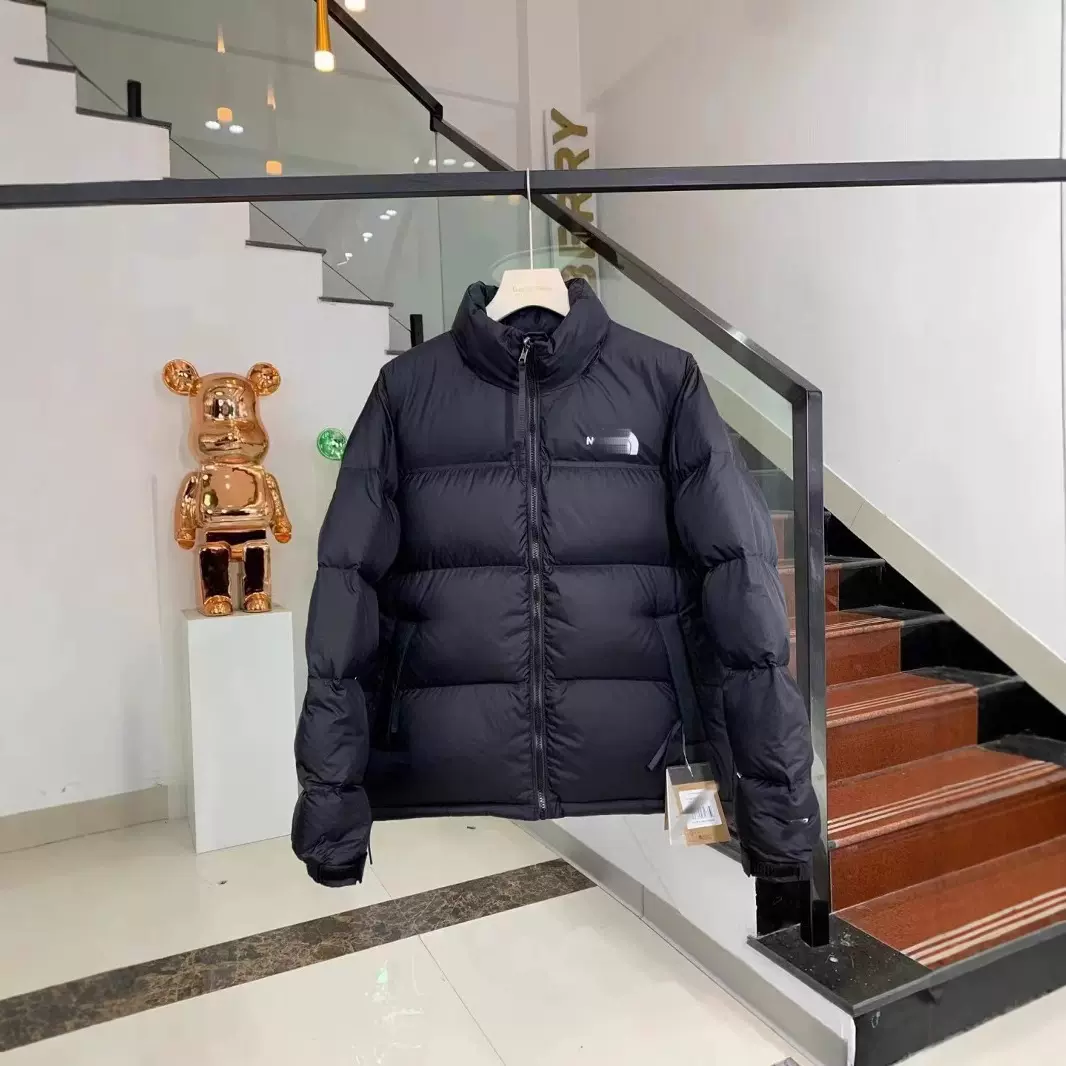 跨境北家96高版本立领刺绣羽绒服男秋冬季舒适百搭保暖御寒外套