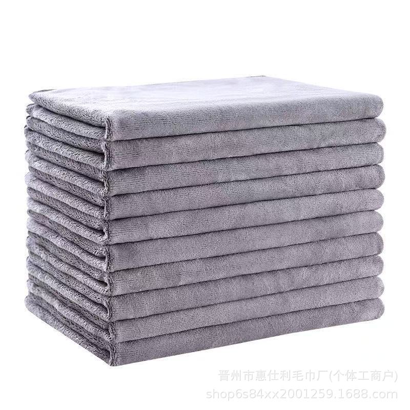 Salón de belleza Baotou salón de belleza especial barbería fuerte absorción de agua no cabello toalla de cabello seco lavar la cara toalla de compresas en caliente al por mayor