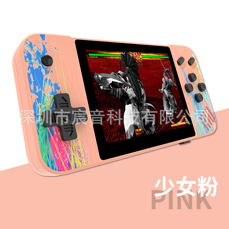 携帯ゲーム機ノスタルジックなレトロミニシングルおよびダブル横画面高精細アーケードゲーム機 800-in-1 クロスボーダー可能|undefined