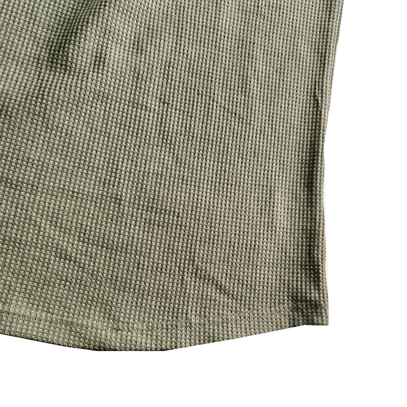 Men's T-shirt Long Sleeve Loose Fit Plain Basic Autumn Winter_voghion.com