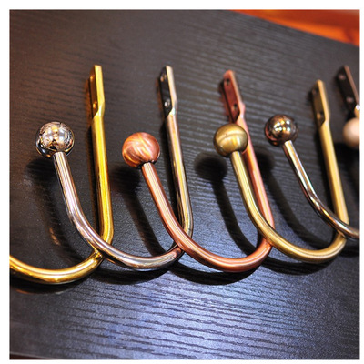Cross border Source of goods Manufactor Direct selling aluminium alloy curtain Bandage Hook Round curtain Hooks Wall hooks