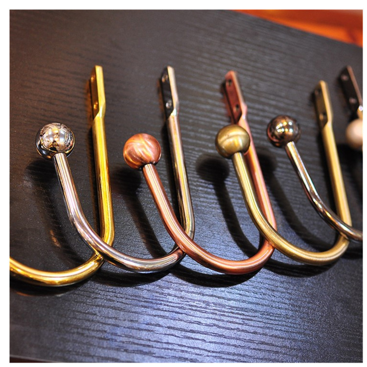 Cross border Source of goods Manufactor Direct selling aluminium alloy curtain Bandage Hook Round curtain Hooks Wall hooks