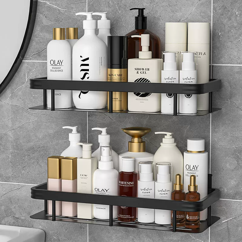 Стеллаж для хранения унитаза без перфорации Полка для ванной комнаты Принадлежности для унитаза Настенная настенная полка для хранения