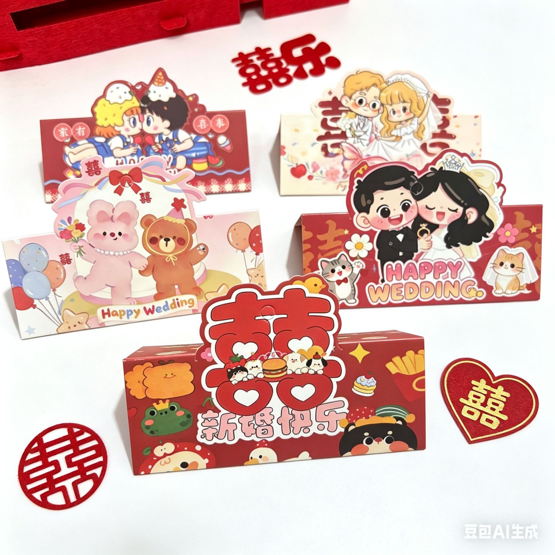 Need to add wedding cardstock to cover the price difference / Dolls are individually packaged with card heads