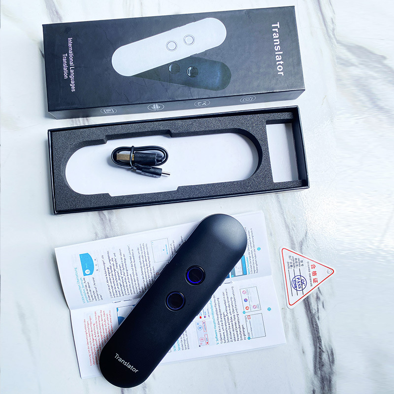 Transfronterizo T4 traductor Bluetooth inteligente máquina de traducción síncrona de voz traducción multilingüe a tiempo varilla de traducción