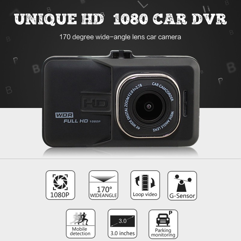 Black Edition Drive Recorder high definition 720P Reversing Image infra-red night vision Parking Monitor Manufactor goods in stock