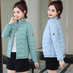 2025新款轻薄棉衣女短款小个子修身羽绒棉服学生立领棉袄秋冬外套