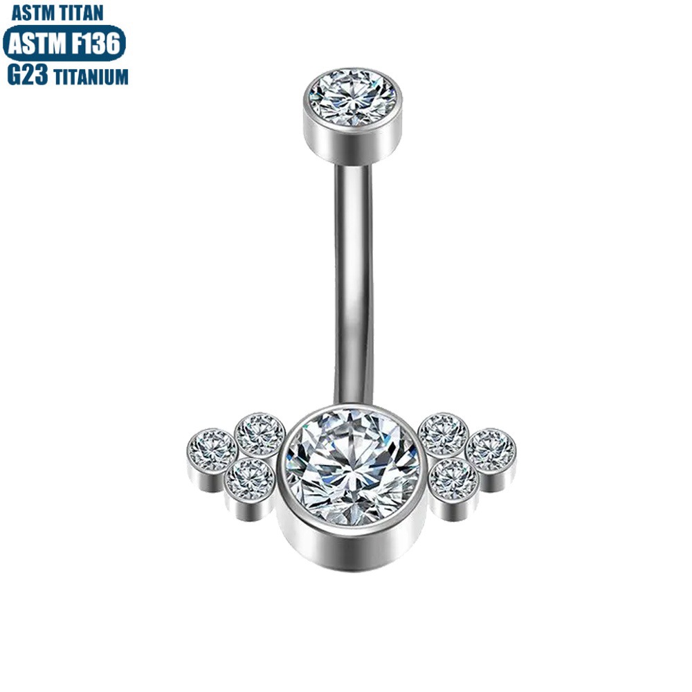 16G labret stud size and finish detail