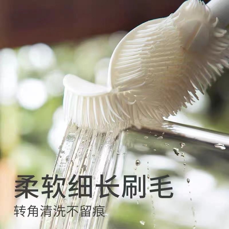 Removable hygienic glass brush for home use