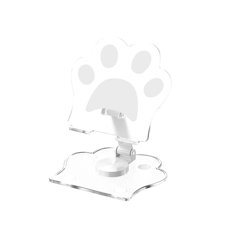 Garra de gato transparente soporte de teléfono móvil de escritorio hogar soporte de tableta perezoso para ver televisión dormitorio de estudiantes