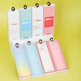 跨境热卖手机壳挂绳包装盒手机链手机挂绳包装盒PS材质手工盒包装