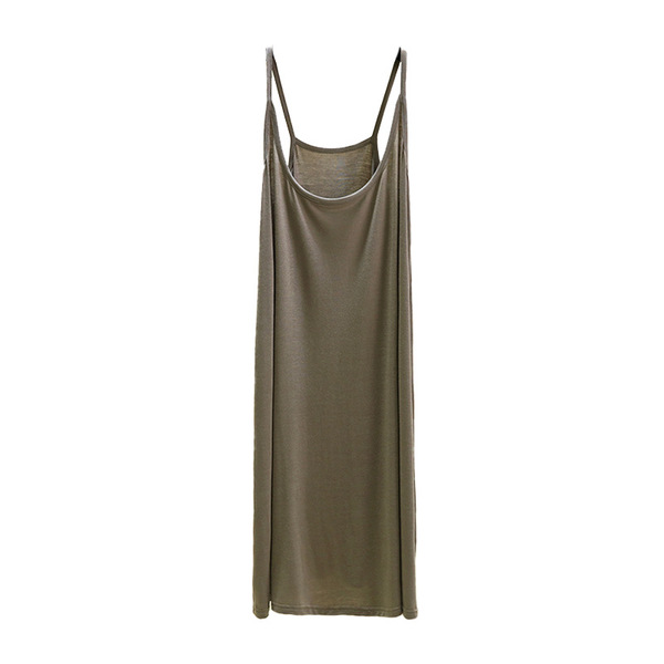 Summer solid base pijama sleevless
