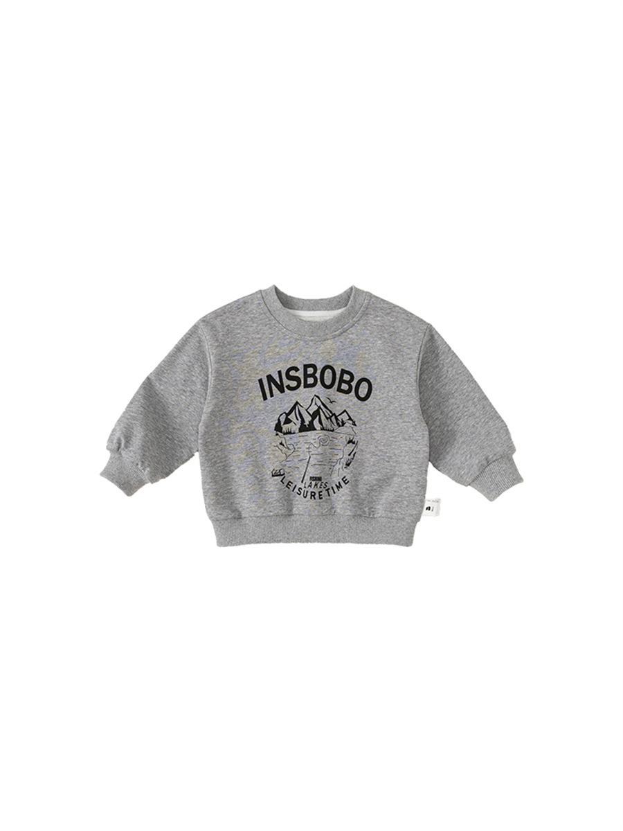 Ropa interior para niños Youbao, jersey con estampado de dibujos animados para niñas, jersey de manga larga con cuello redondo para primavera y otoño, sudadera para niños