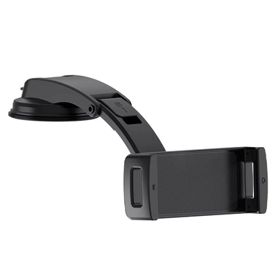 6-15inch Tablet Dual-Pull Folding Screen – Car phone holder - silicone-suction-cup-set-in-black-bag