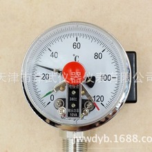 红旗WSSX-411径向电接点双金属温度计布莱迪表盘温度计 铁壳温度