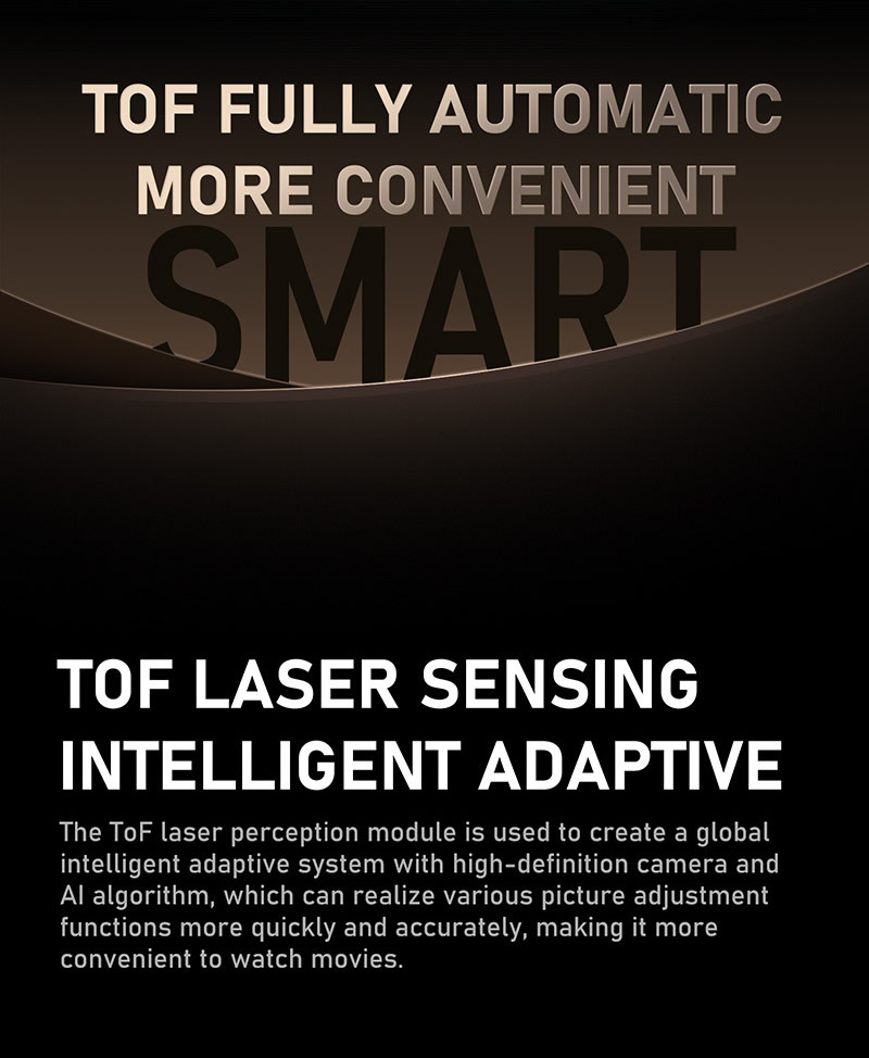 跨境4K自动对焦安卓云台款投影机家用智能便携式家庭影院投影仪