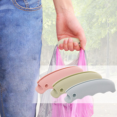 Portable silicone lever-assisted vegetable lifter, grocery shopping bag with anti-slip design, plastic bag handle, and item-carrying tool