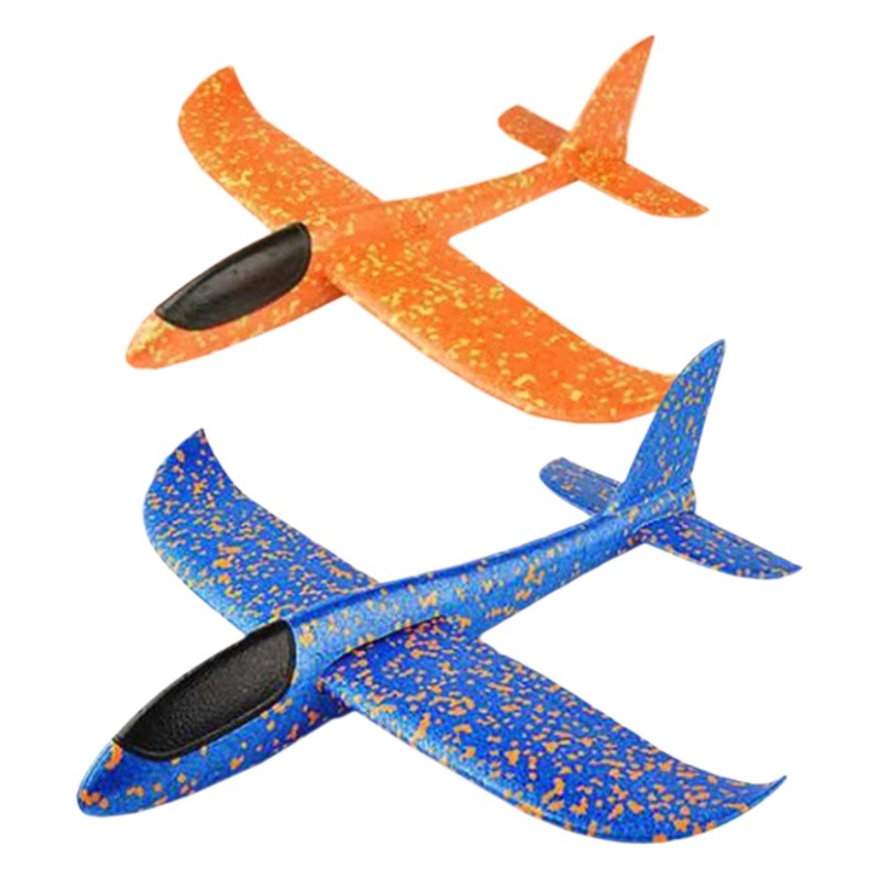 Transfronterizo de alta calidad gran mano lanzando planeador de espuma al aire libre lanzando aviones deslizante equipo de ciencia y educación puede ser modificado modelo de avión