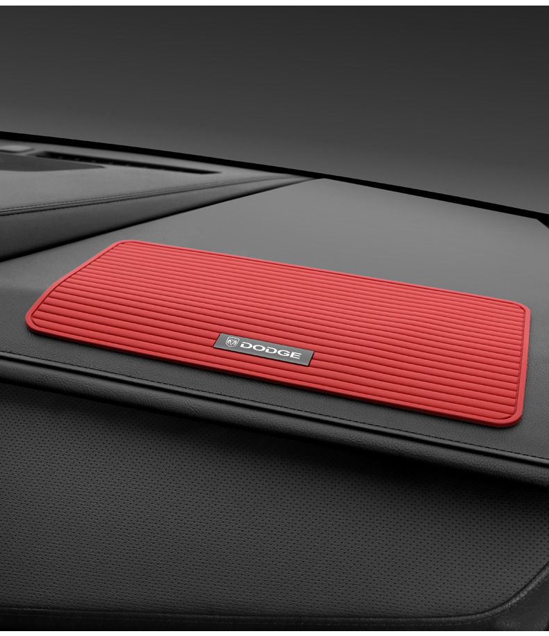 Suitable for Dodge Challenger Hellcat SRT Coolway Coolway Seat Car Anti-slip Mat Car Ornament Storage Rubber Mat