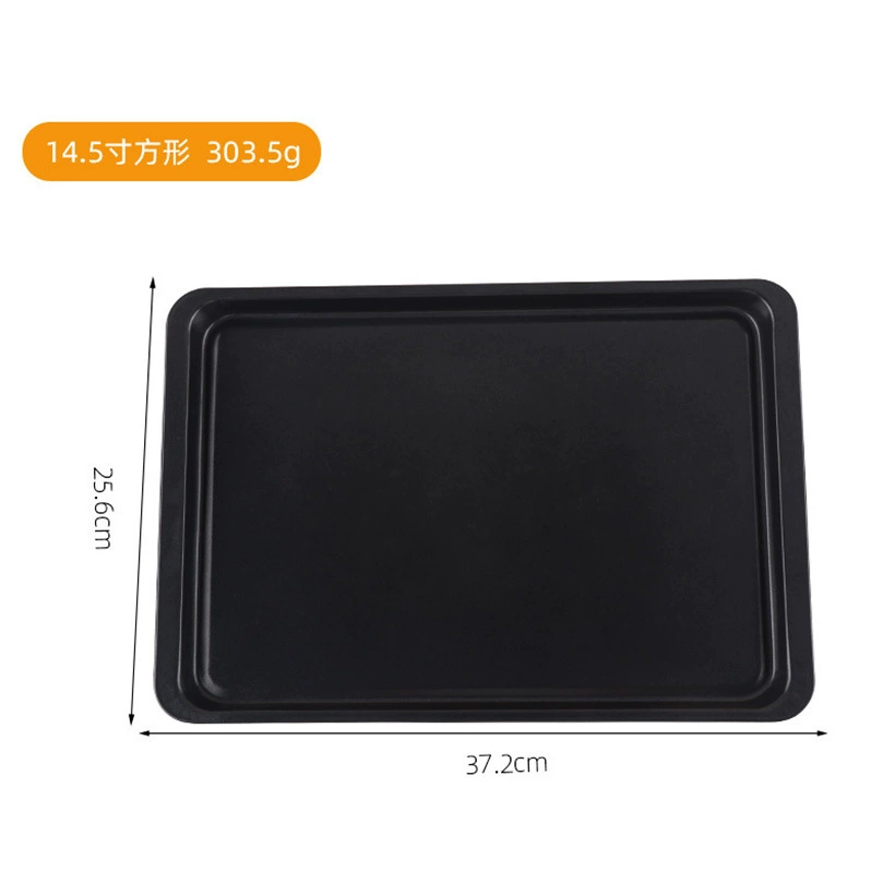 Thickened 8-14 inch rectangular non-stick baking pan nougat golden black egg yolk pastry apple pie cake pan