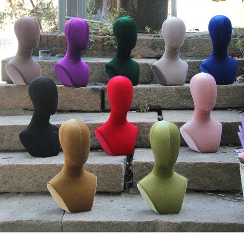 Hat rack model head mold dummy head accessories scarf wig display props can be inserted directly into the needle mold hat rack hat holder