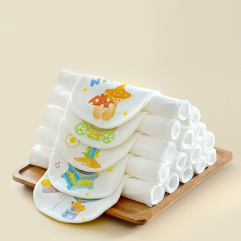 Полотенце, впитывающее пот, из чистой хлопковой марли, 4-слойная летняя впитывающая пот и дышащая подкладка для малышей, полотенце для спины унисекс, полотенце, защищающее от пота, класс А.