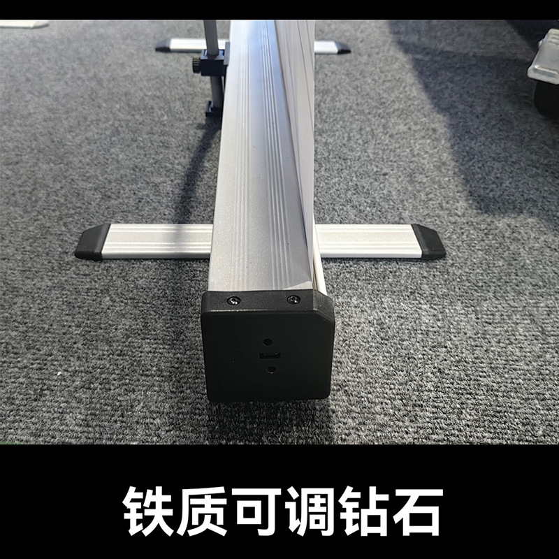 铁质易拉宝展架伸缩折叠广告牌门型x展架立式落地式立牌海报设计