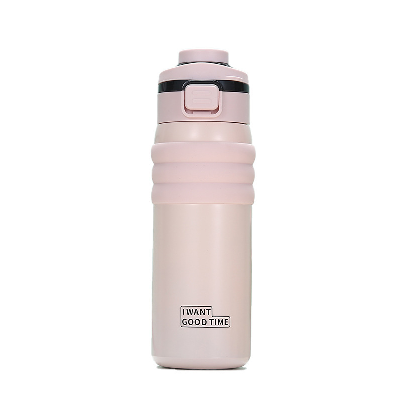 Smart rebote de temperatura doble taza de bebida 316 taza de aislamiento de vacío de acero inoxidable taza de agua deportiva de gran capacidad al aire libre