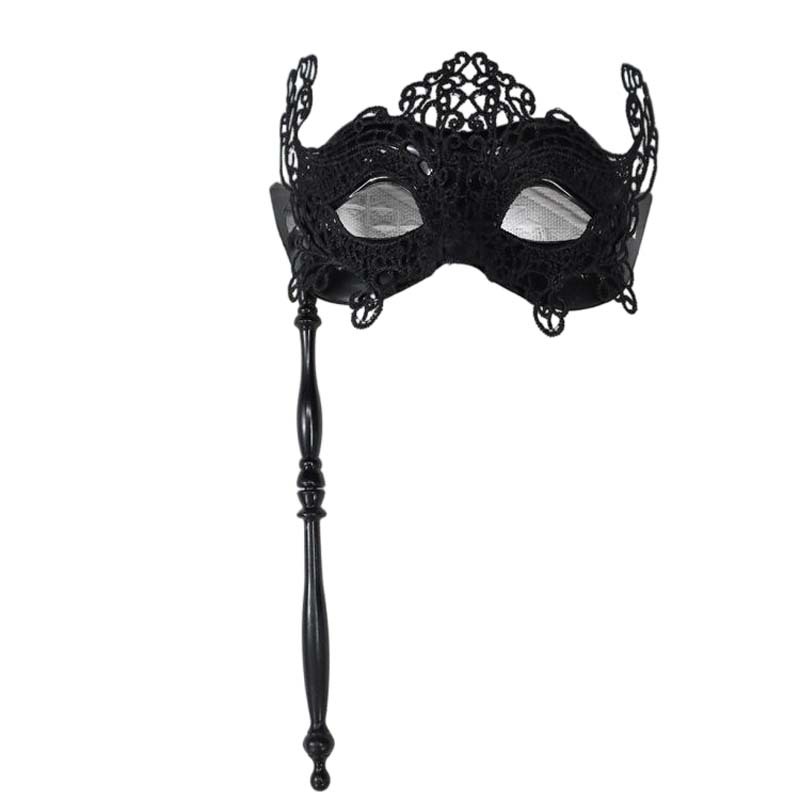 Amazon máscaras de encaje de mano máscaras de mitad de cara máscaras misteriosas de baile de maquillaje de fiesta