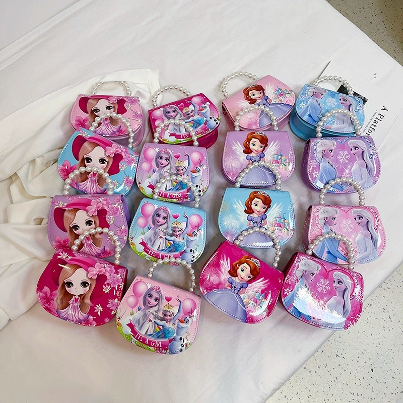 Cartoon one-shoulder bag for princess from pearl, 2023 collection, wholesale